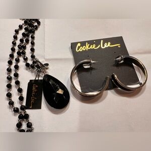 Cookie Lee- necklace and earrings.